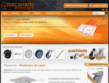 Tablet Screenshot of mecanarte.pt